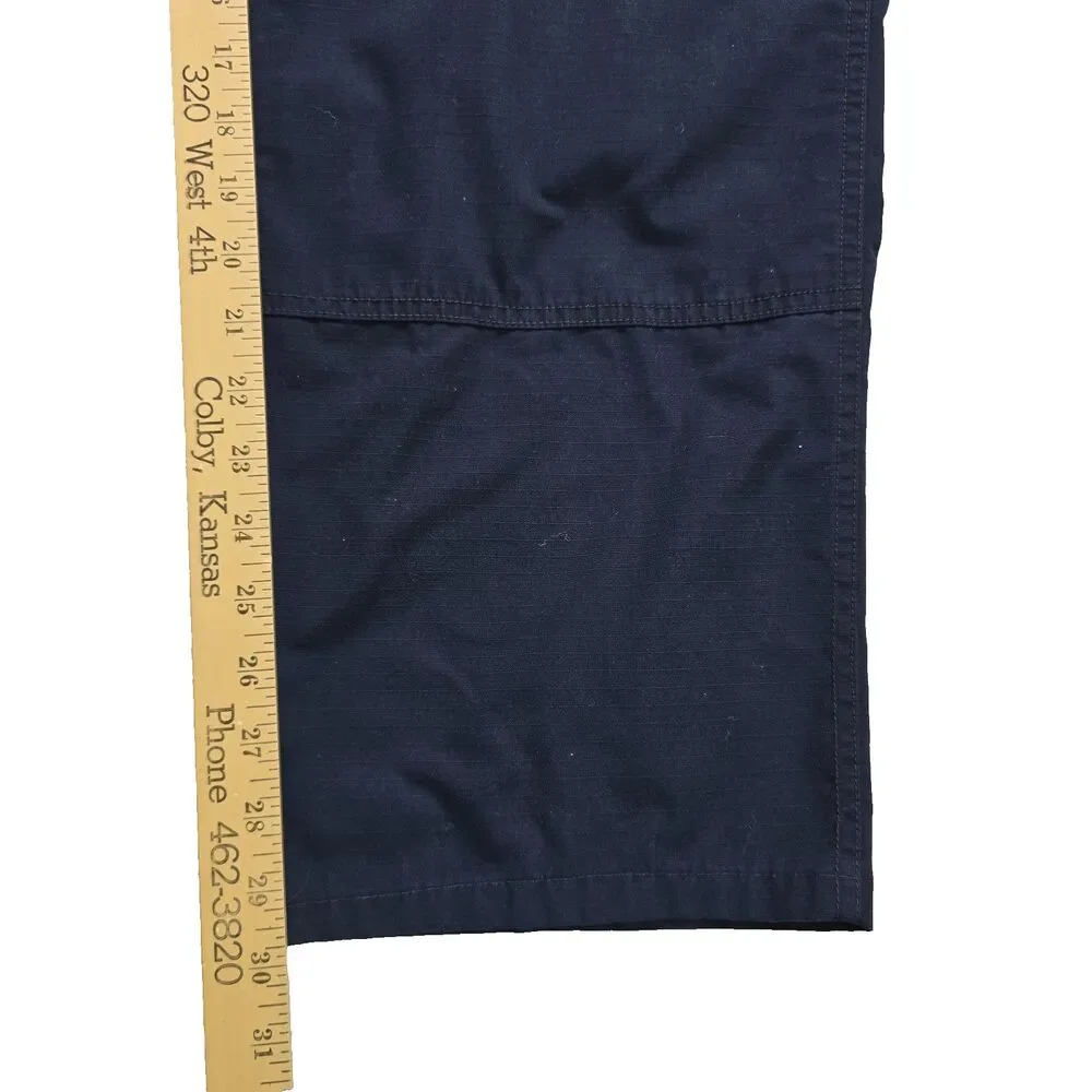 5.11 Tactical Pants Mens 36X34 Blue Straight Fit Canvas Outdoor Workwear